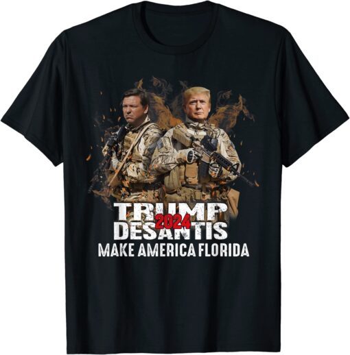 Make America Florida, DeSantis 2024 Election Trump Ron 2022 Tee Shirt