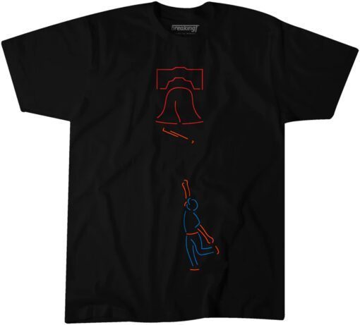 Mark Canha Neon Bat Flip Tee Shirt