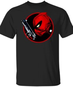 Marvel Deadpool Portrait Logo Tee Shirt