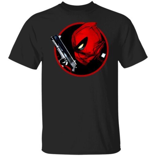 Marvel Deadpool Portrait Logo Tee Shirt