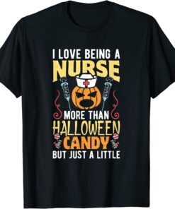 Medical Pumpkin RN Nurse Halloween Costume Tee Shirt