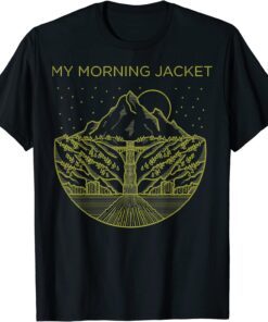 My Morning Jackets Mountain Range and Night Tee Shirt