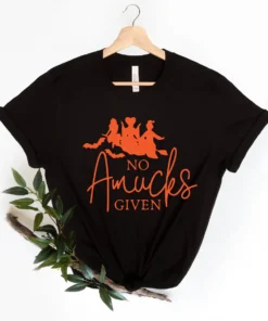 No Amucks Given Halloween Witch, Sanderson Sister Tee Shirt