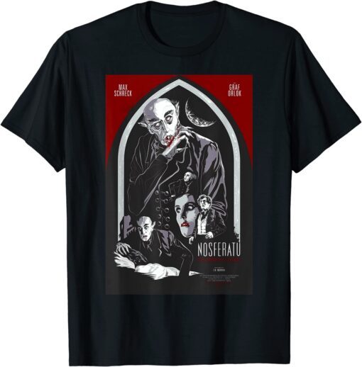 Nosferatu Vampire Halloween Tee Shirt