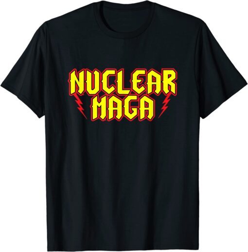 Nuclear MAGA as a Band Logo Tee Shirt