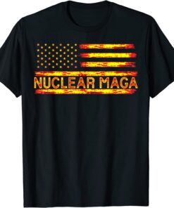 Nuclear Maga USA flag Tee Shirt