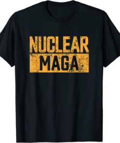 Nuclear Maga Vintage Distressed Nuclear Maga Tee Shirt