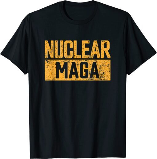 Nuclear Maga Vintage Distressed Nuclear Maga Tee Shirt