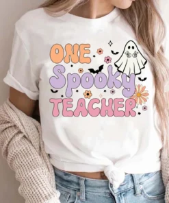 One Spooky Teacher Halloween T-Shirt