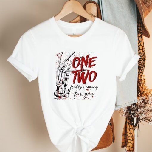 One Two Freddy's Coming For you Halloween 2023 Shirt