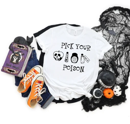 Pick your Poison Halloween Tee Shirt