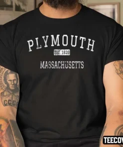 Plymouth Massachusetts MA Vintage Tee Shirt