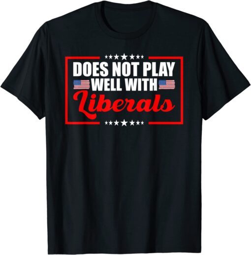 Political Report Card Does Not Play Well With Liberals Tee Shirt