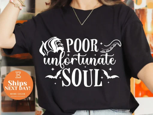 Poor Unfortunate Soul Halloween Tee Shirt