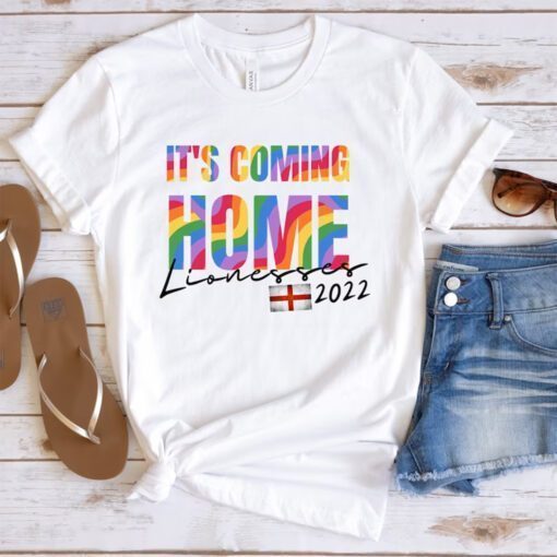 Pride It’s Coming Home England Euro 22 Tee Shirt