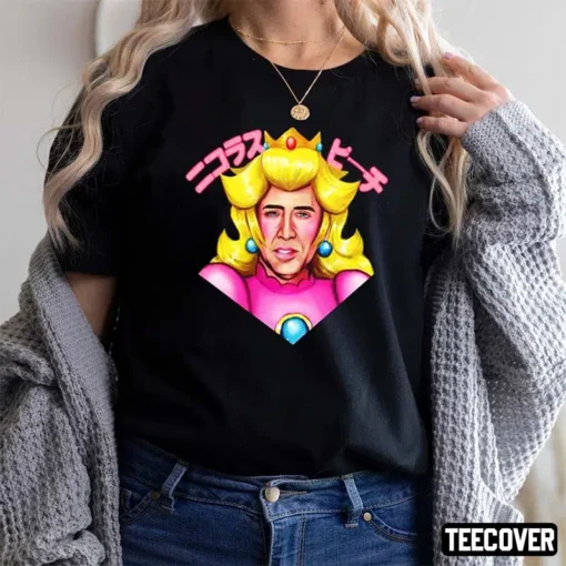 Princess Nicholas Peach, Nicolas Cage Meme Tee Shirt