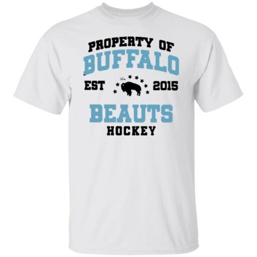 Property Of Buffalo Beauts Hockey Tee Shirt