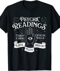 Psychic Readings - Fortune Teller Chiromancy Palm Reading Tee Shirt