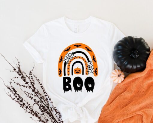 Rainbow Boo Halloween T-Shirt