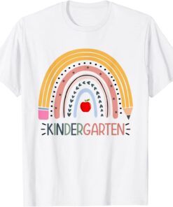 Rainbow Kindergarten Teacher Tee Shirt