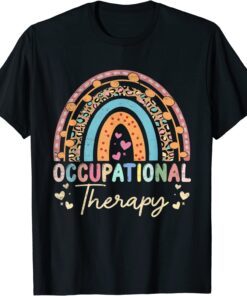 Rainbow Occupational Therapy Cute Occupational Therapist OT Tee Shirt