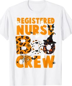 Registered Nurse Boo Crew Halloween Tee Shirt