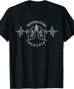 Respiratory Therapist - EKG Heartbeat RT Nurse Therapy Tee Shirt