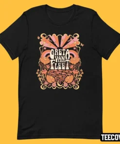 Retro Greta Van Fleet Soft Style Tee Shirt