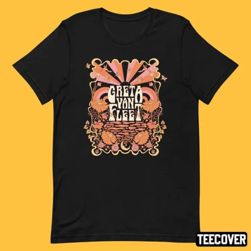 Retro Greta Van Fleet Soft Style Tee Shirt