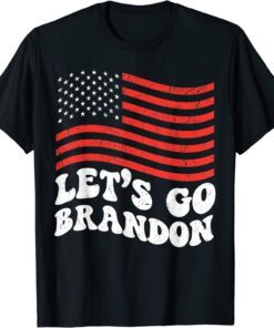 Retro Let's Go Brandon Groovy Lets Go Brandon Tee Shirt