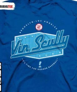 Rip Vin Scully It’S Time For Dodgers Baseball La Dodgers Legend Tee Shirt