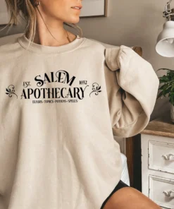 Salem Apothecary Massachusetts Halloween Tee Shirt