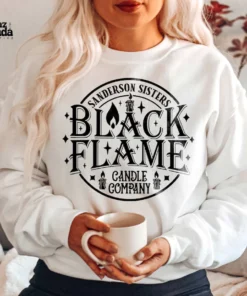 Sanderson Sisters Black Flame Candle Company Halloween Tee Shirt