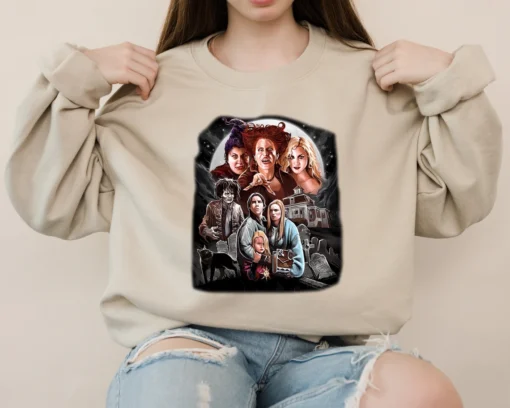 Sanderson Sisters Hocus Pocus Witches Halloween Tee Shirt