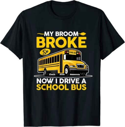 School Bus Driver Back To School Halloween Costume Tee Shirt