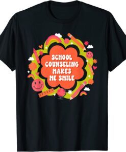 School Counseling Makes Me Smile Tee Shirt