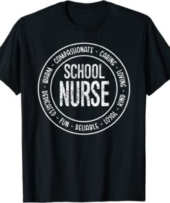 School Nurse motivational inspirational back to school Tee Shirt