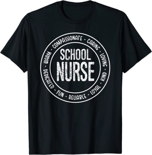 School Nurse motivational inspirational back to school Tee Shirt