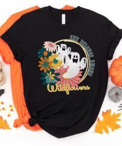 She belongs among the Wildflowers Halloween Tee Shirt