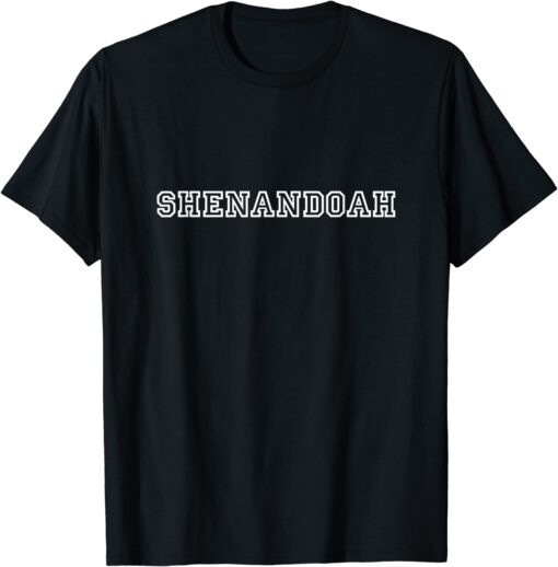 Shenandoah Athletic Sport College University Tee Shirt