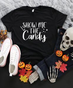 Show Me the Candy Halloween Tee Shirt