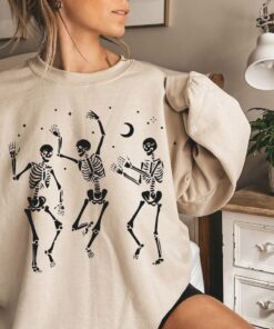 Skeletons Happy Halloween Tshirt