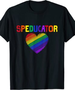 Sped Squad Special Teacher Back To School 2022 Ed Rainbow Tee Shirt