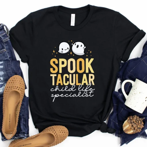 Spooktacular Child Life Specialist Halloween Tee Shirt