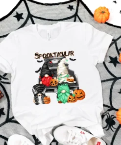 Spooktacular Halloween Gnomes Tee shirt