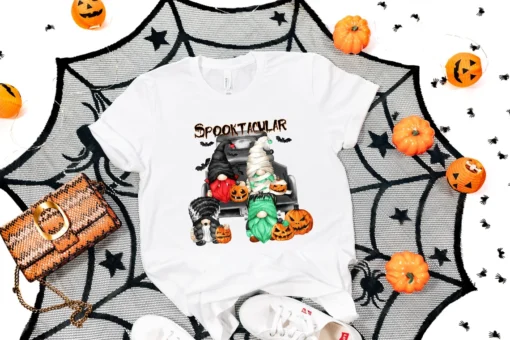 Spooktacular Halloween Gnomes Tee shirt