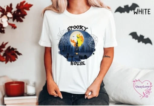 Spooky House Halloween Tee Shirt