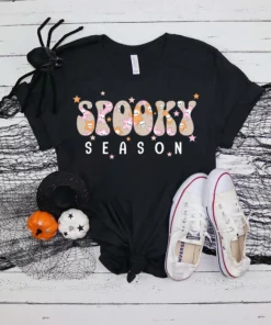 Spooky Season Trick or Treat Halloween Tee Shirt