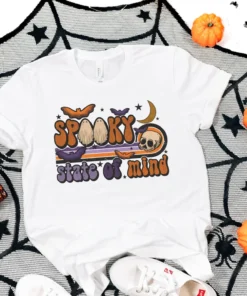 Spooky State Of Mind Halloween Tee Shirt