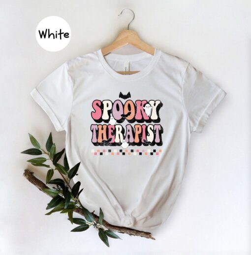 Spooky Therapist Halloween Tee Shirt